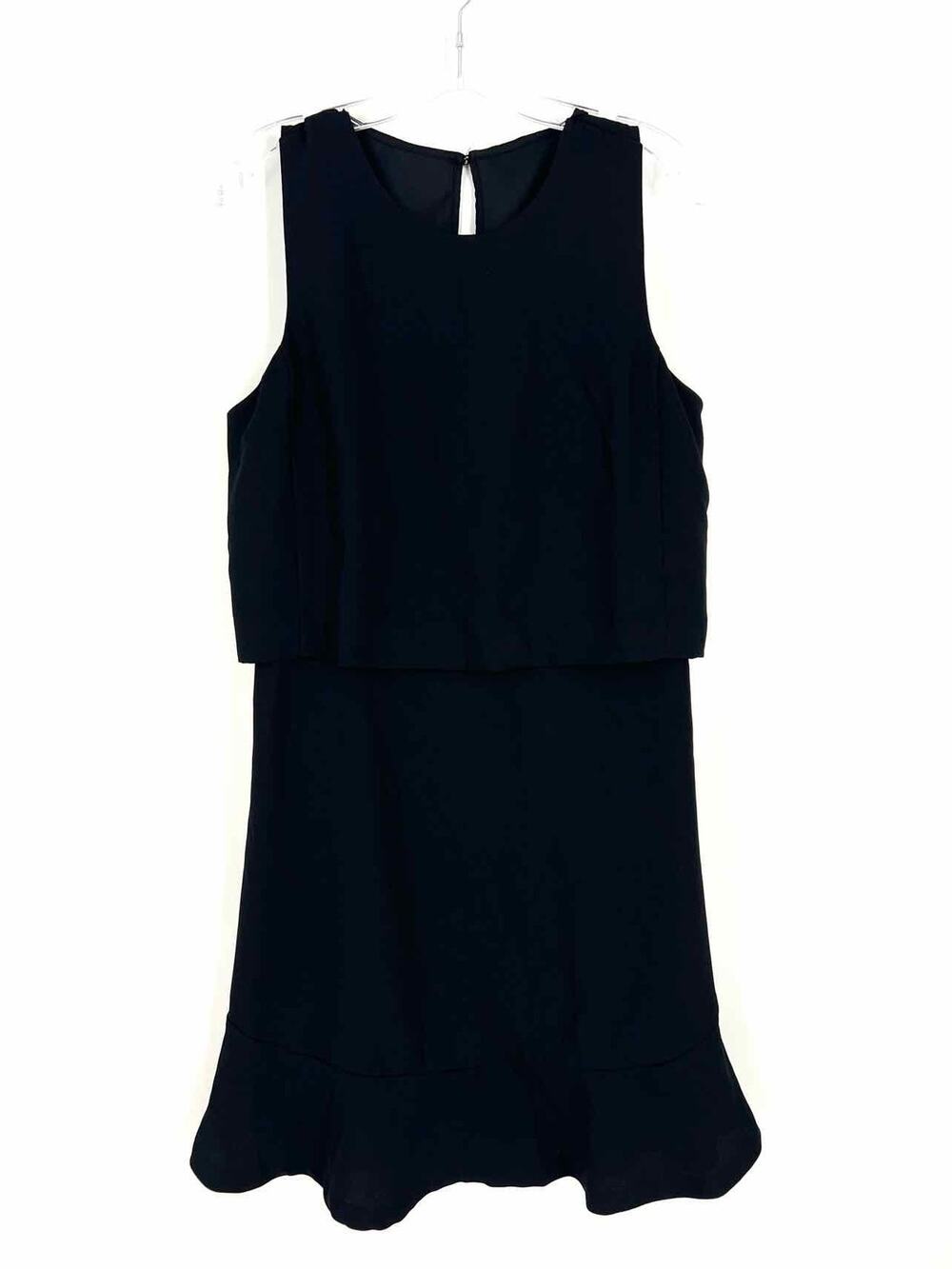 Banana Republic Size 6 Black Twist Silk Designer Dress